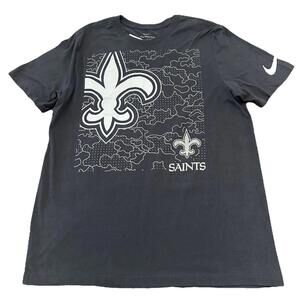 NWT Nike New Orleans Saints Black RFLCTV Shirt Size Men's Large